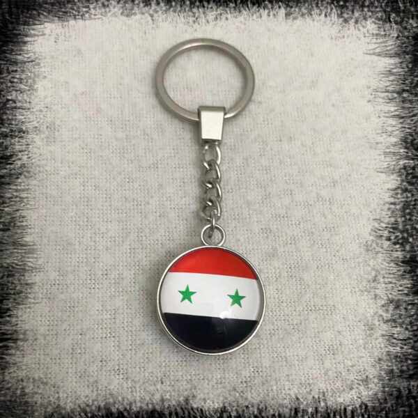 keychain crystal beads color with Free Syria map flag شكلة مفاتيح كرستال خرز خريطة علم سوريا الحرة اللون الاخضر Syriska flaggan Nyckelring syrien flagga Nyckelring Keychain Syria Flag علاقة مفاتيح علم سوريه Syriska flagga Nyckelring