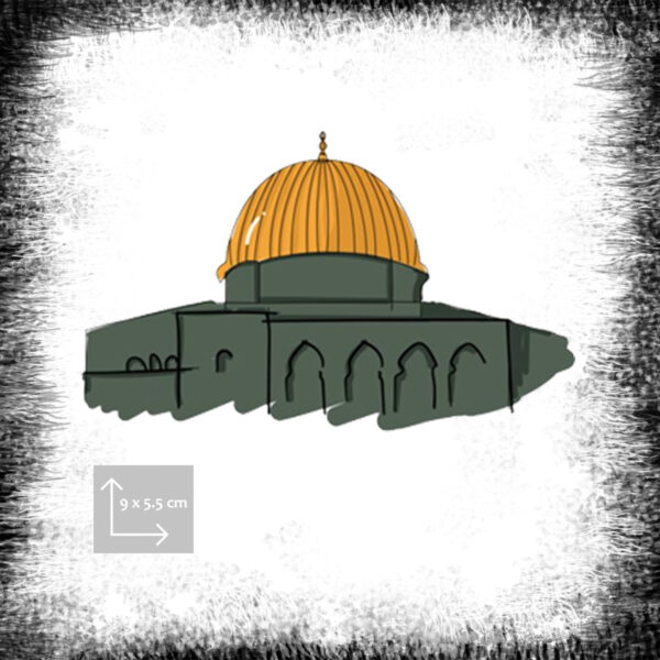 Palestine Al-Aqsa Mosque Poster ملصق فلسطين المسجد الاقصى Palestina Al-Aqsa moskén klistermärken