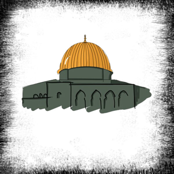 Palestine Al-Aqsa Mosque Poster ملصق فلسطين المسجد الاقصى Palestina Al-Aqsa moskén klistermärken