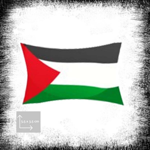 small Palestine Flag Poster size علم فلسطين ملصق صغير للموبايل små Palestina flagga klistermärke