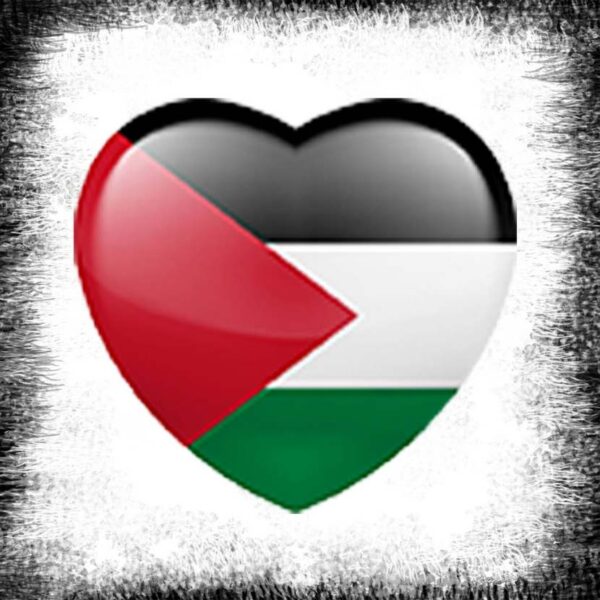 heart Palestine Flag Poster size علم فلسطين ملصق شكل قلب للموبايل hjärta hjärtan Palestina flagga klistermärke