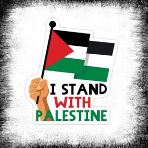 I Stand With Palestine Poster ملصق لصاقة أنا ادعم فلسطين I Stand With Palestine Palestina affisch klistermärke لصاقة أنا ادعم فلسطين Palestina Flagga Tillbehör