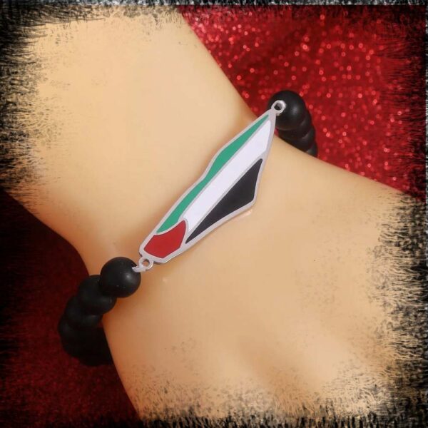 Palestine Beads Bracelet  Palestine Beaded Bracelet  , Palestine map flag with Black Beaded  Palestine Pride Handcrafted Beads Bracelet Elegance from the East Palestinian Beaded Bracelet  Symbol of SolidarityArtisan Palestine Beads Bracelet  Handmade Heritage  Authentic Palestine Beaded Bracelet  Embrace Culture Stylish Palestine Beads Wristlet Beaded Beauty Palestinian Flag-inspired Bracelet Crafted with Love Unique Palestine Beads Bracelet Wear Your Support  Palestine Beaded Charm Bracelet  Artistry from the Holy Land Palestine Beads Bracelet Inspired by Tradition Handwoven Palestine Beaded Bracelet اسوارة خرز مع خريطة فلسطين , قلادة خرز خريطة فلسطين اللون أسود سوار الخرز الفلسطيني  سوار الخرز الفلسطيني، علم خريطة فلسطين مع الخرز الأسود  فخر فلسطين سوار الخرز المصنوع يدويًا أناقة من الشرق سوار الخرز الفلسطيني رمز التضامن سوار الخرز الفلسطيني الحرفي  تراث مصنوع يدويًا  سوار فلسطين مطرز أصيل  احتضان الثقافة سوار الخرز الفلسطيني الأنيق جمال مطرز سوار مستوحى من العلم الفلسطيني سوار من الخرز الفلسطيني الفريد مصنوع بالحب، ارتدي دعمك، سوار من الخرز الفلسطيني، إبداع فني من الأرض المقدسة، سوار من الخرز الفلسطيني مستوحى من التقاليد، سوار من الخرز الفلسطيني منسوج يدويًا Palestina pärlor armband Palestine Beads Armband  Palestine Beaded Armband  , Palestina karta flagga med Black Beaded  Palestine Pride Handgjorda Beads Armband Elegance from the East Palestina Beaded Armband  Symbol of SolidarityArtisan Palestine Beads Armband  Handmade Heritage  Autentisk Palestine Beaded Armband Beinspirian Palestine Beaded ed armband Tillverkad med kärlek Unikt Palestine Beads Armband Bär ditt stöd  Palestine Beaded Charm Armband  Artistry from the Holy Land Palestine Beads Armband Inspirerad av tradition Handvävt Palestine Beaded Armband